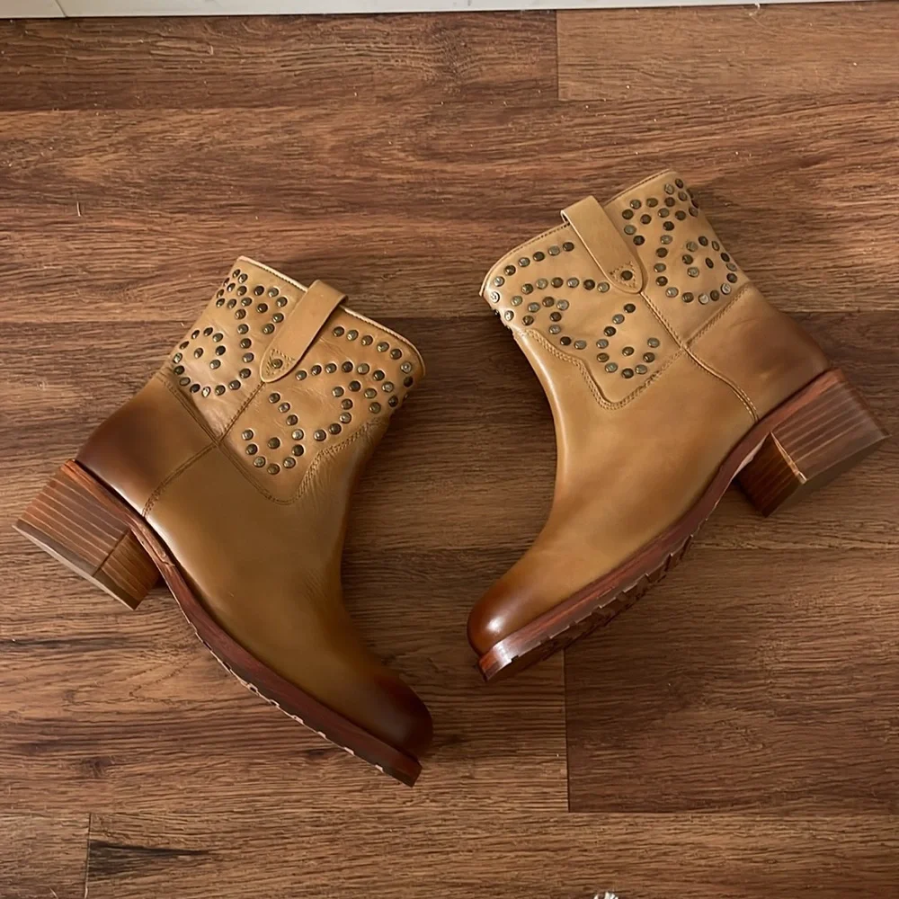 New Free People Harmony Studded Boots