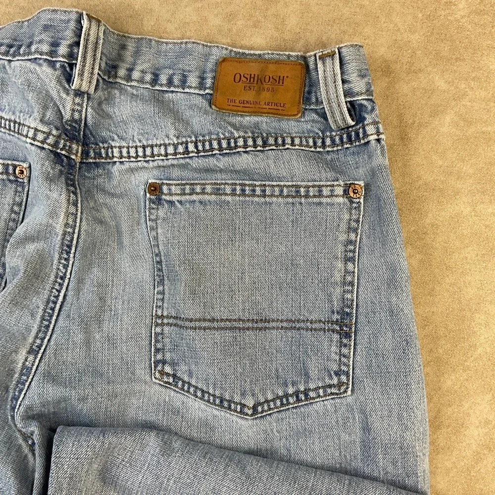 Vintage OshKosh jeans Men Sz 36x30 Blue Denim Workwear 90s B' Gosh Retro