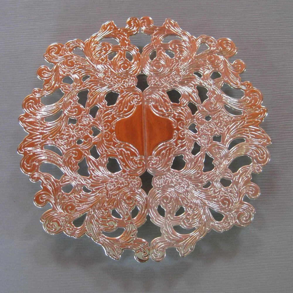New Timeless Treasures Silver Plated Expandable Trivet