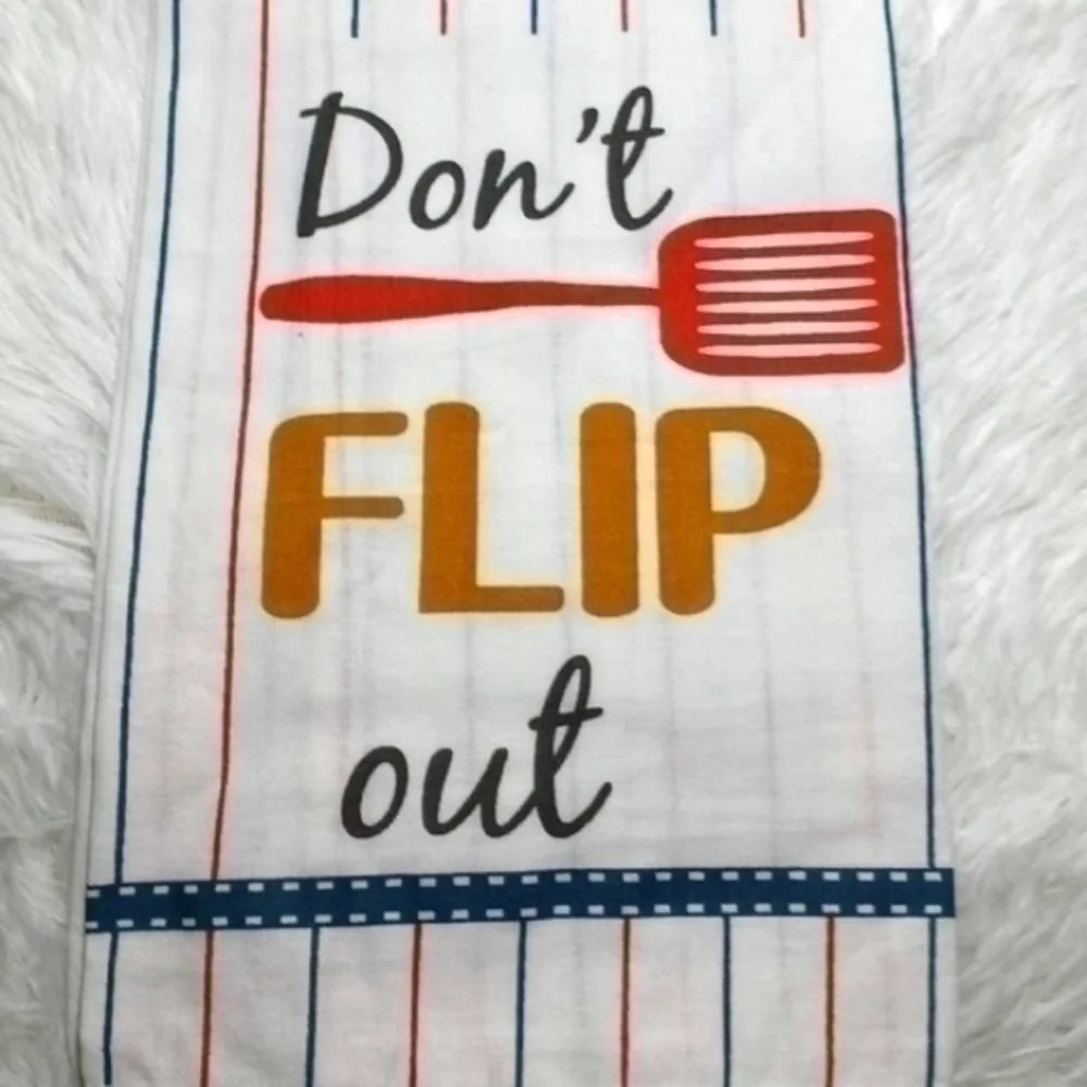 🛍Don’t Flip Out Kitchen/Barbecue Towel
