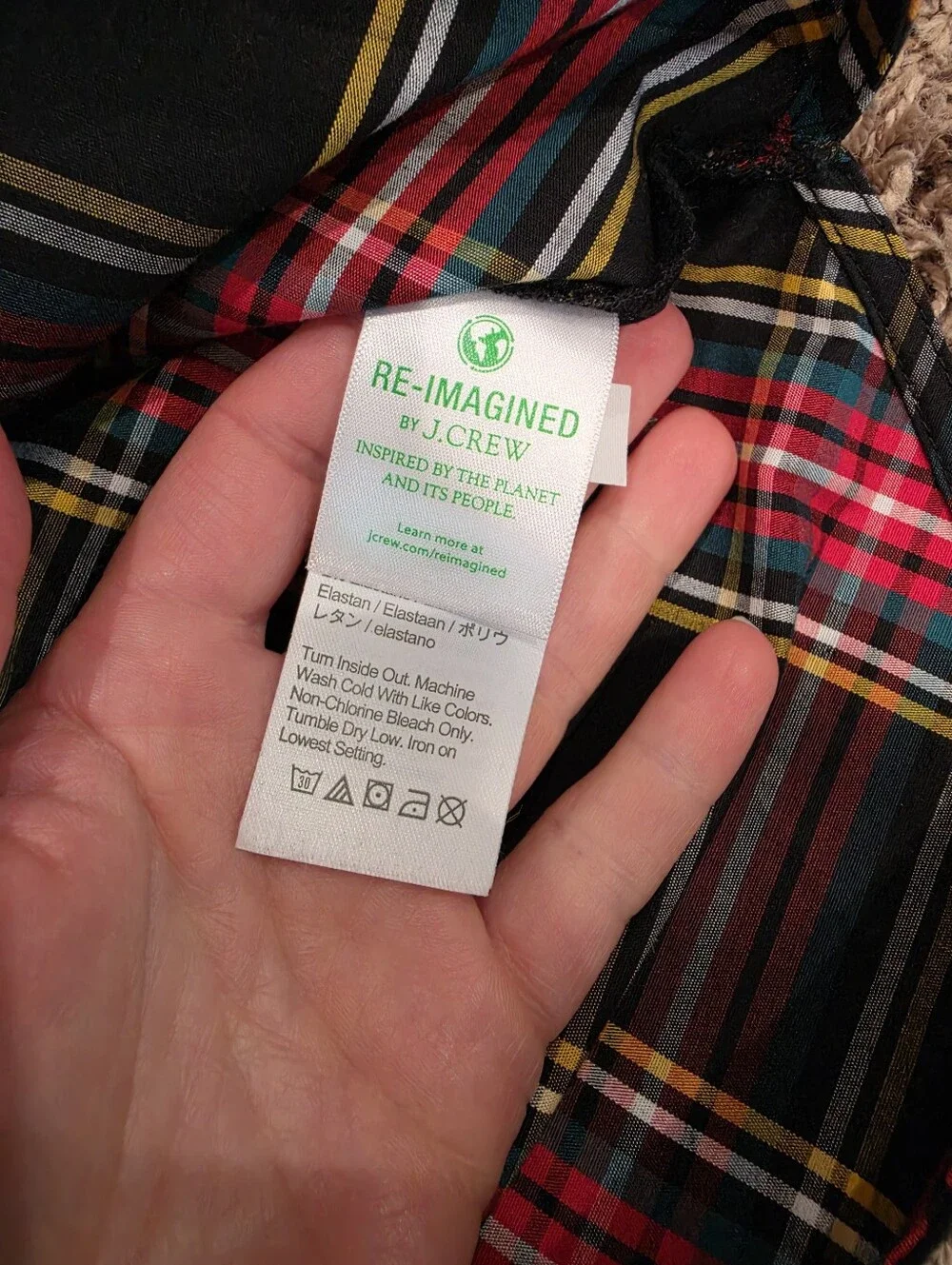 J. Crew crew plaid