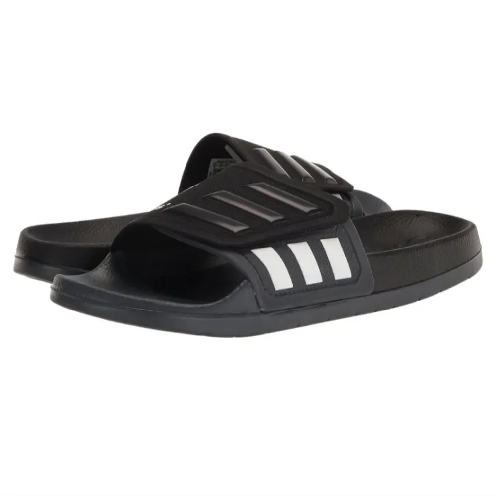 Adidas Adilette Tnd black and white Slide Sandal 6 youth
