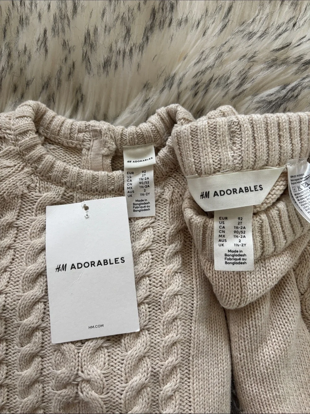 2T NWT H&M 2-PIECE COTTON-KNIT SET