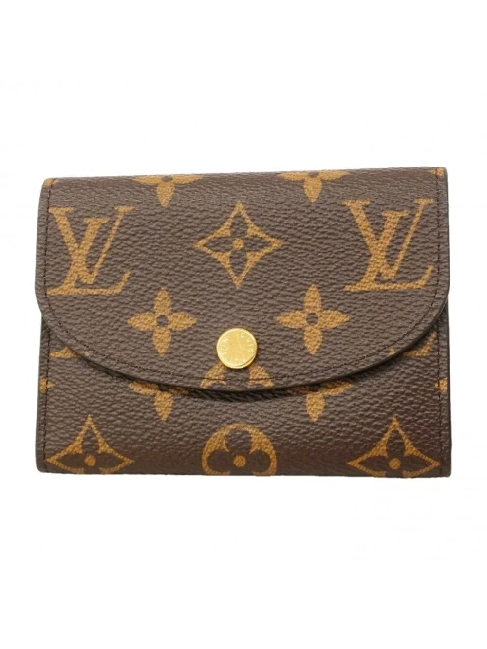 Louis Vuitton Coin Case Monogram Porte-Monnaie Rosalie Brown Fuchsia