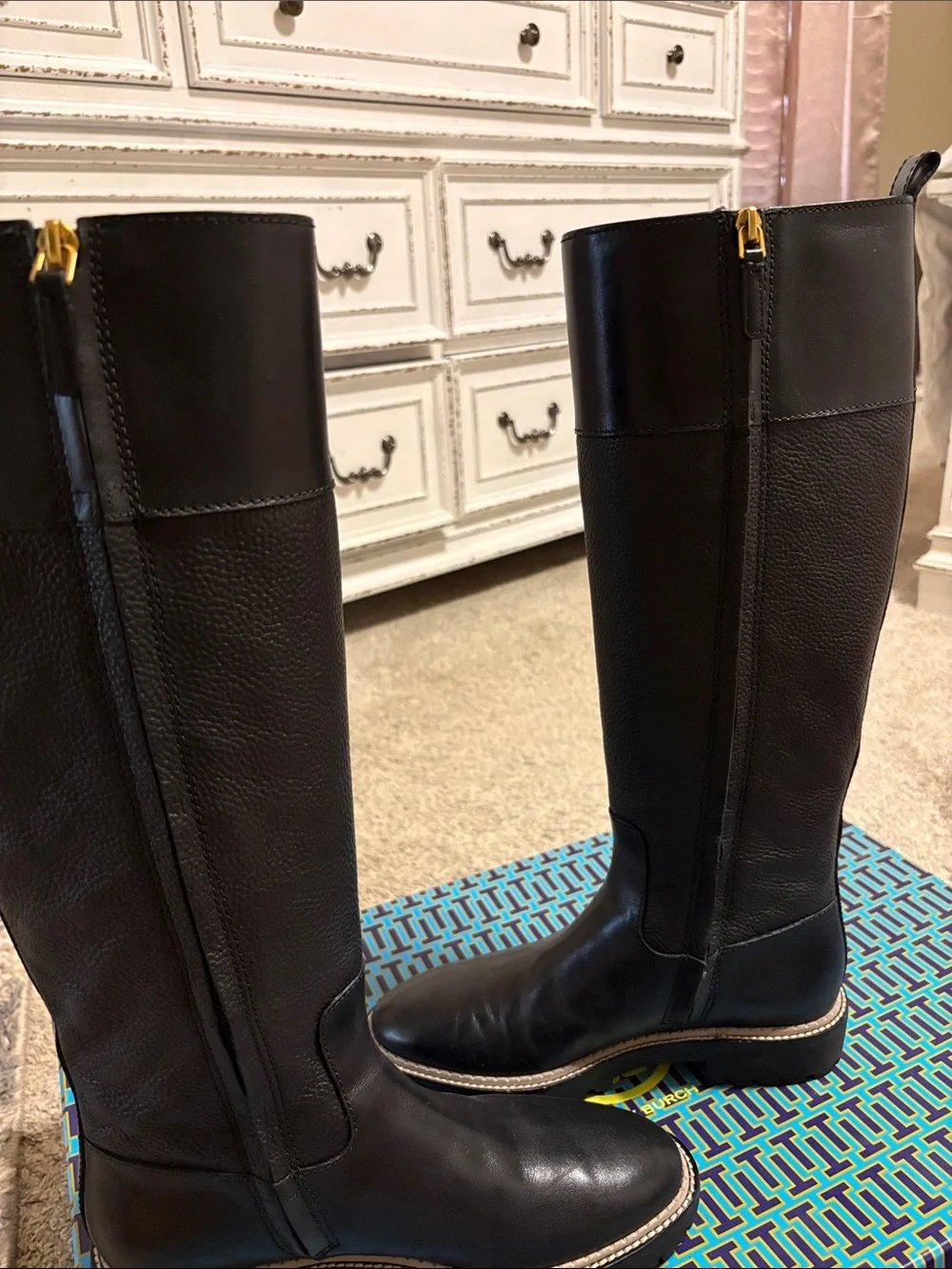 Tory Burch tall leather