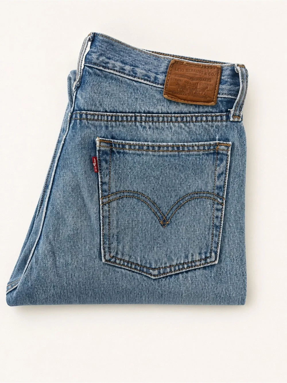 Levi's Wedgie Straight Leg Jeans | 29 High Rise | Raw Hem | 100% Cotton