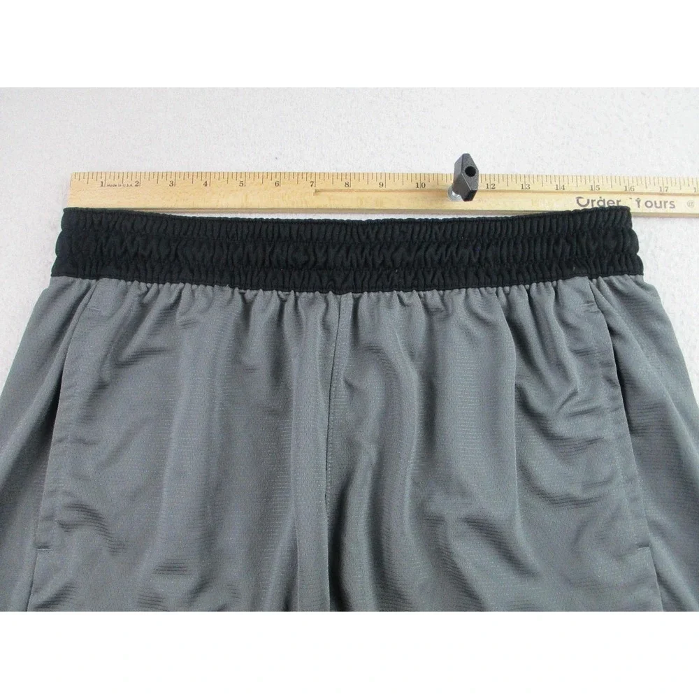 Nike Basketball Shorts Mens XL Dri-Fit Athletic‎ Swoosh Gray Pockets CU4327-068