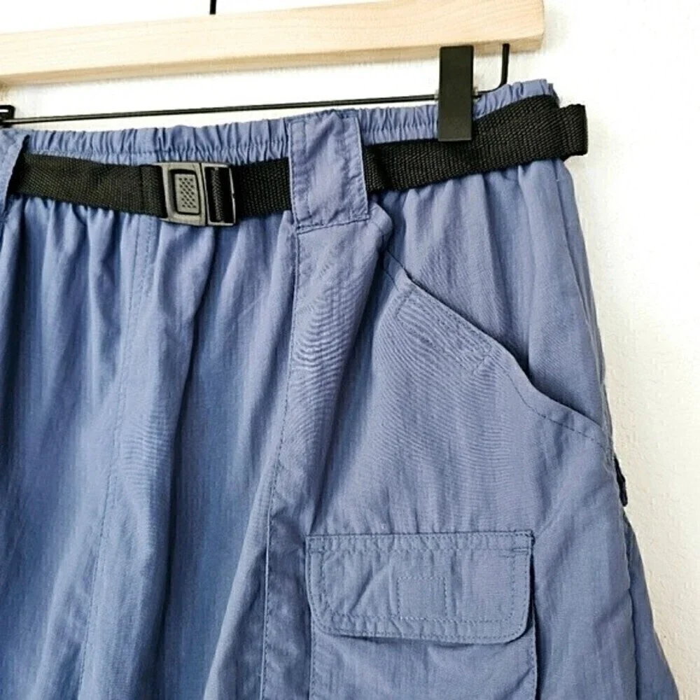 World Wide Sportsman Nylon Outdoor Hiking Athletic Sporty Men's Belted Shorts
