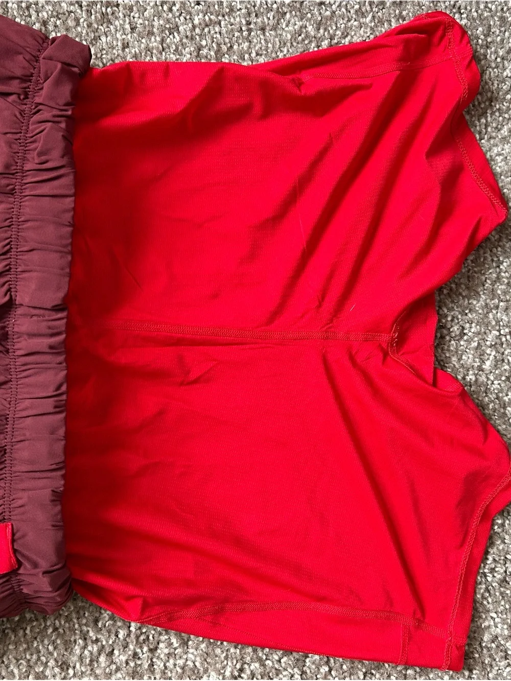 Fabletics lightweight maroon