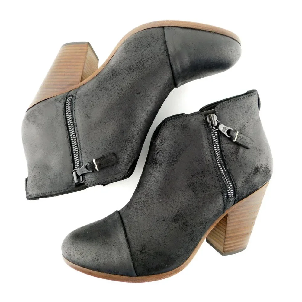 rag & bone heel zip