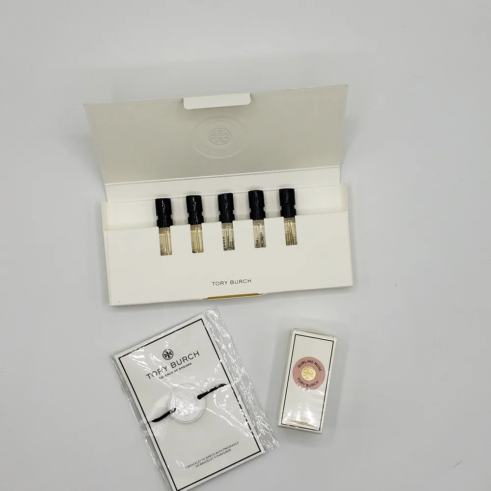 Tory Burch Cosmic Wood, Electric Sky, Sublime Rose, Mystic Geranium, Div…