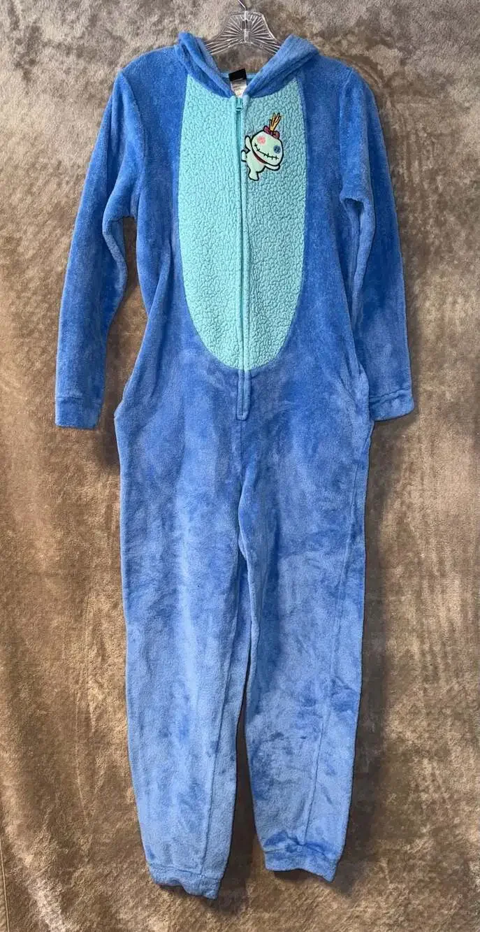 Disney Lilo & Stitch Scrump Sherpa Hooded Fleece Union Suit