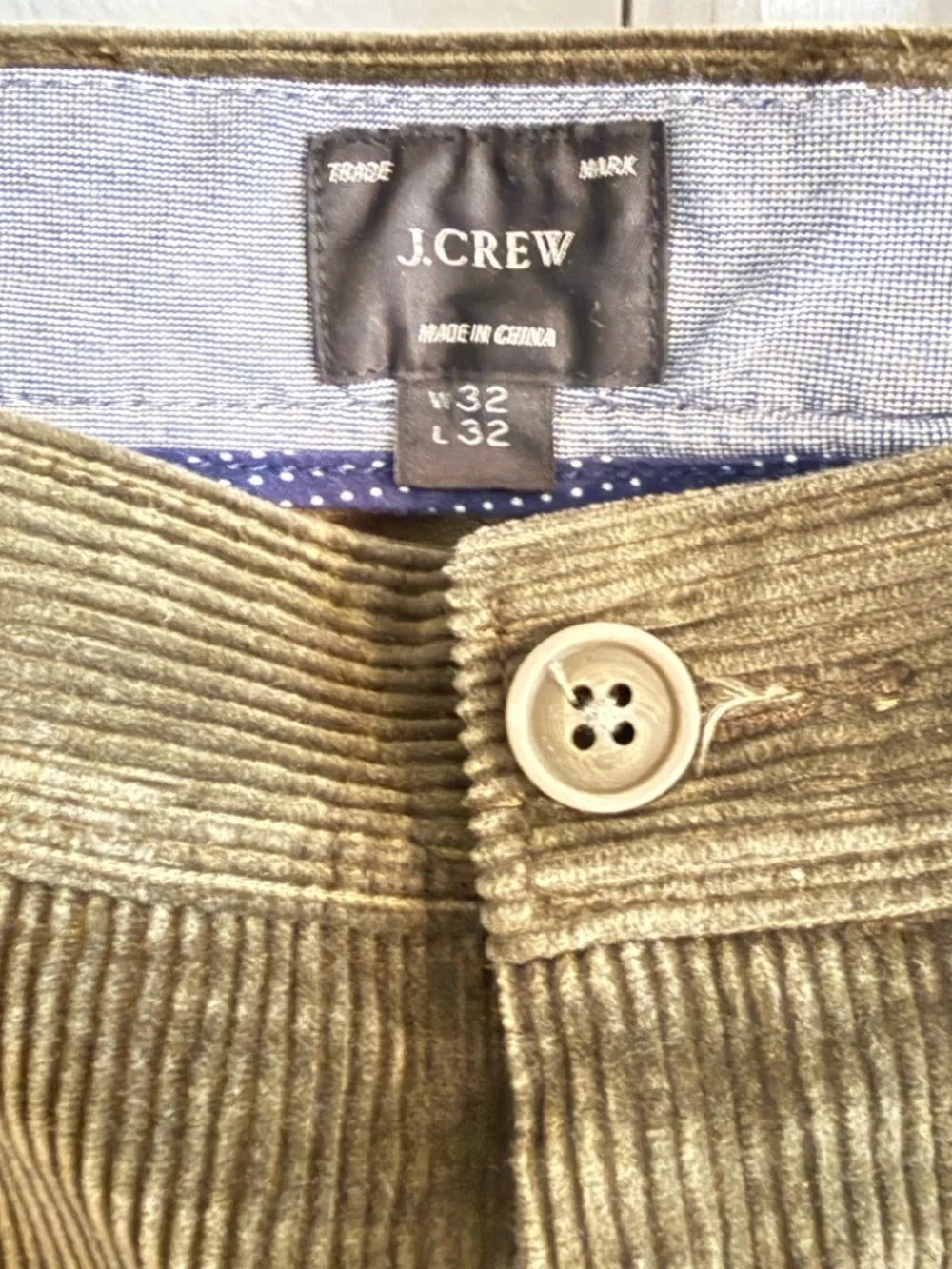 J. Crew timeless corduroy