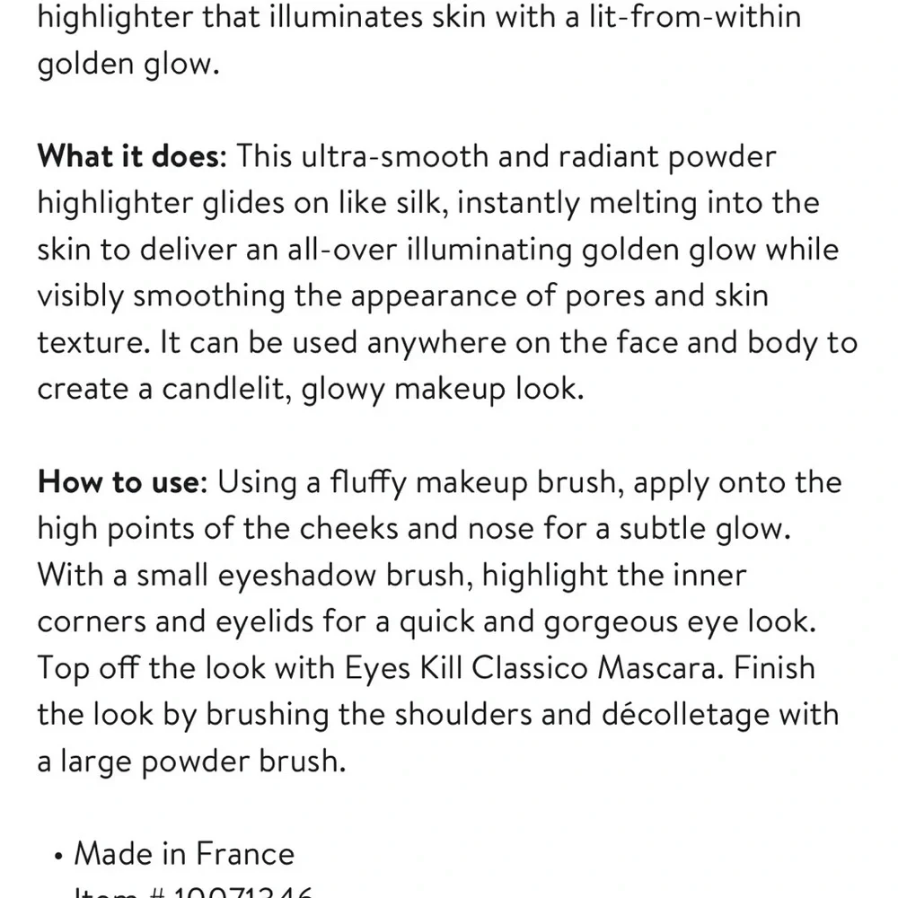 Giorgio Armani luminous bronzer