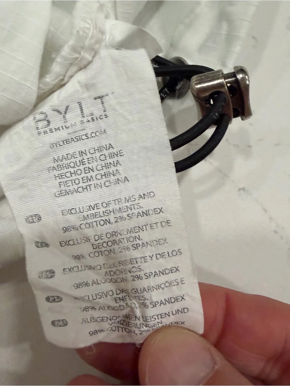 BYLT Basics lightweight hooded