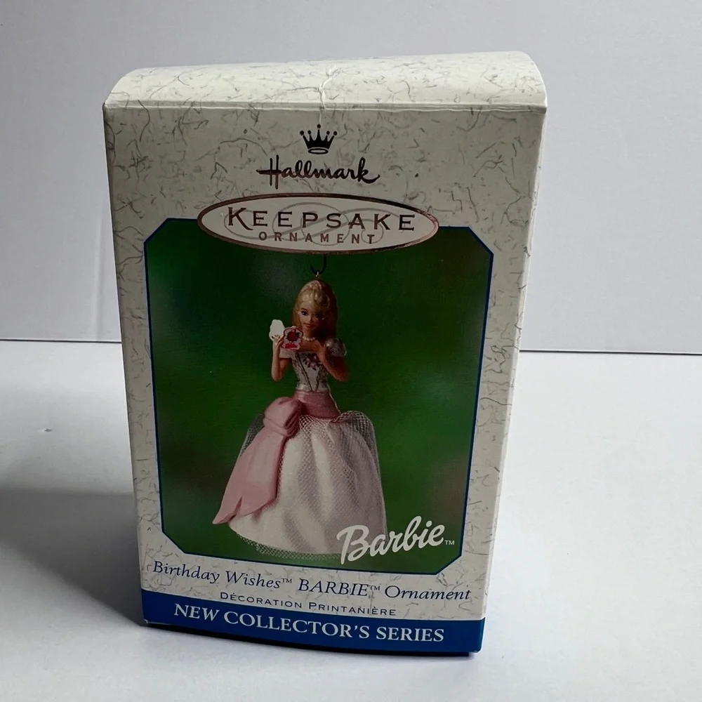 Hallmark Keepsake Birthday Wishes Barbie Ornament In Box 2001 First In Series