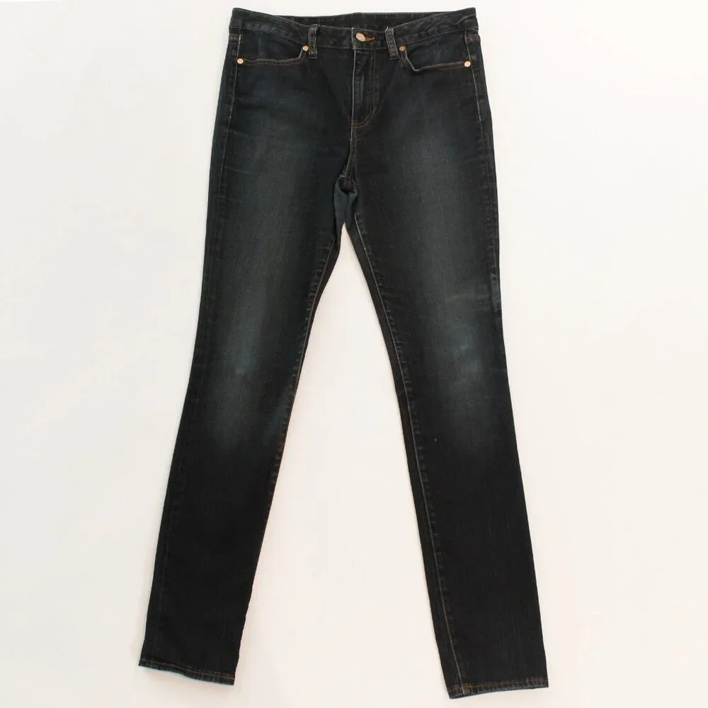 Jeans | Skinny | Tory Burch High Waist  | Quiet Luxury Capsule Dark Wash | 30