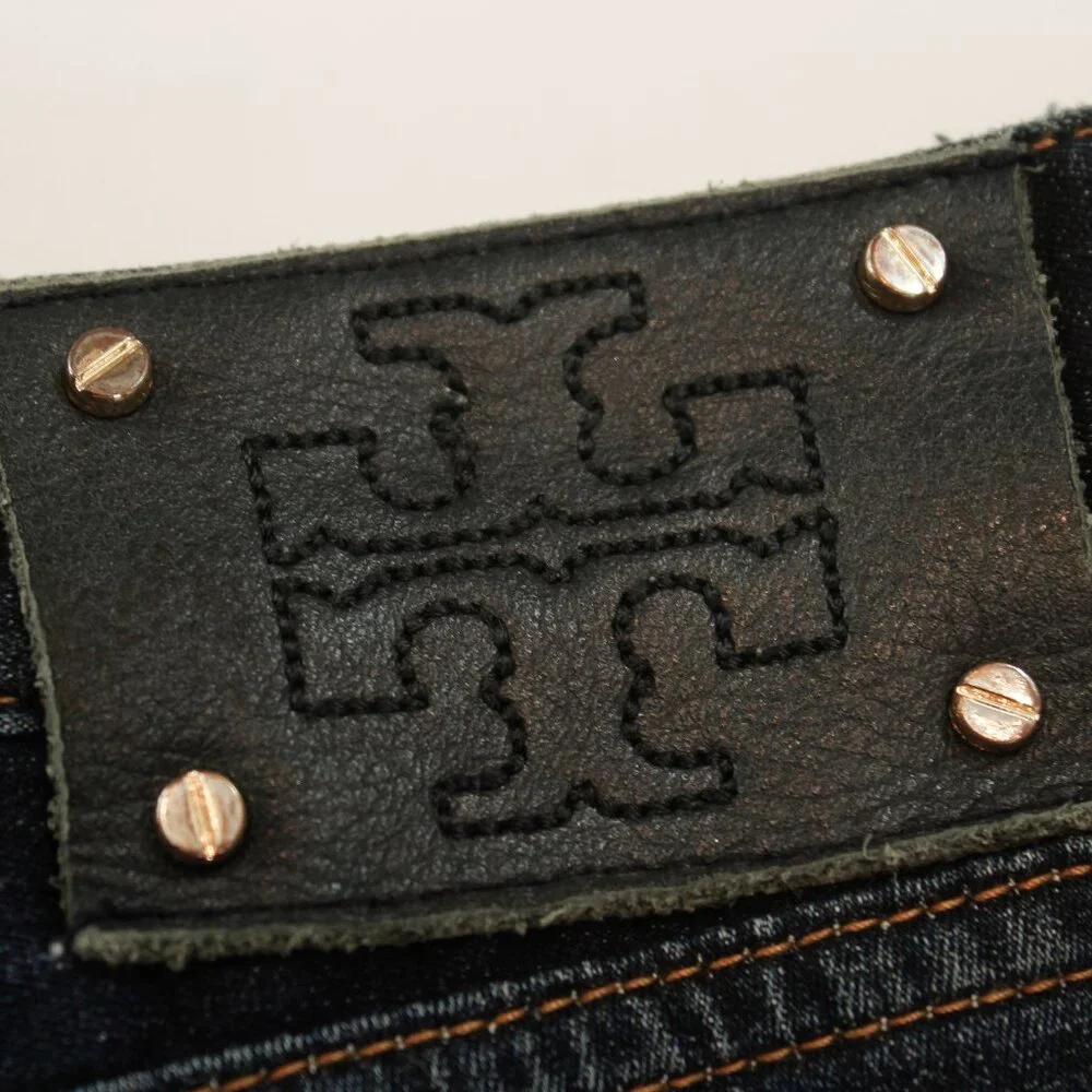 Jeans | Skinny | Tory Burch High Waist  | Quiet Luxury Capsule Dark Wash | 30