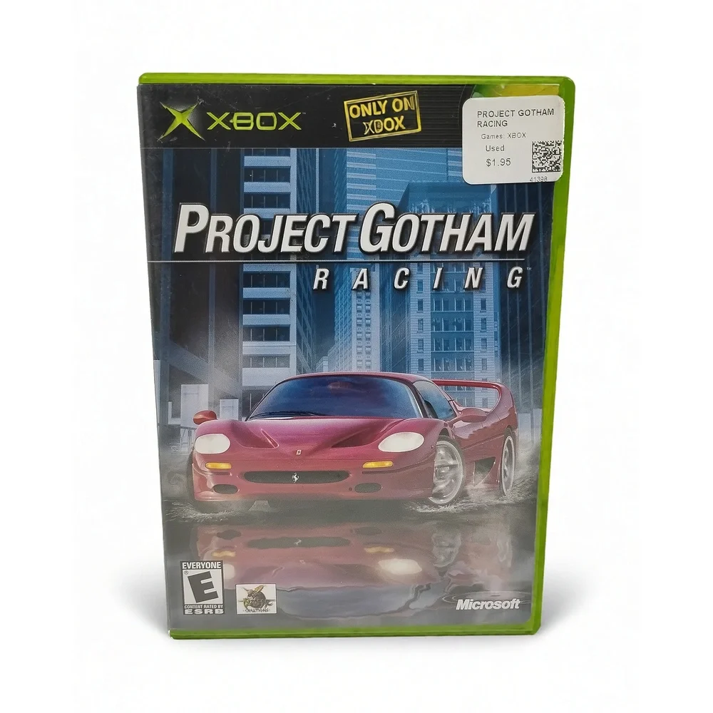 Project Gotham Racing Xbox Game CIB Racing Simulation 2000s Retro Video Driving