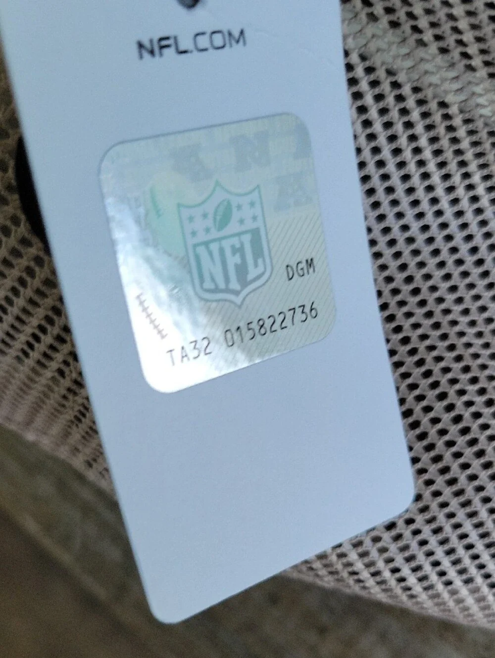 NFL branded football