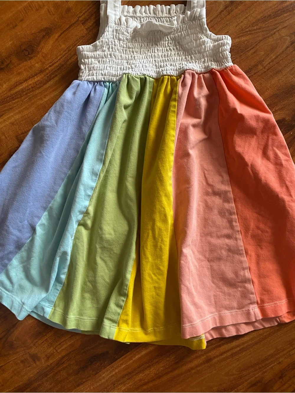 Hanna Andersson cream smocked