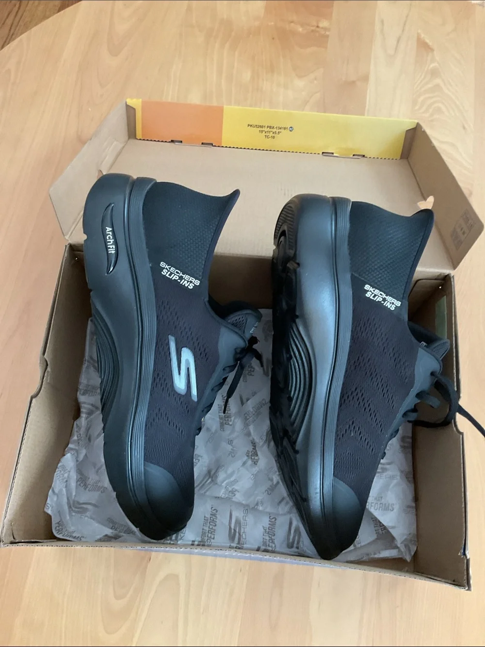 Skechers GOwalk Men's Black Athletic Walking Shoes - Extra Wide
