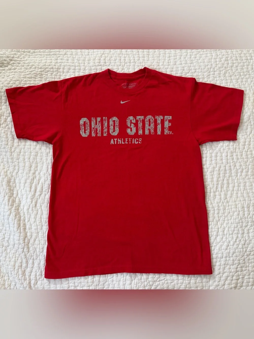 Nike Red Ohio State Athletics Short Sleeve Tee