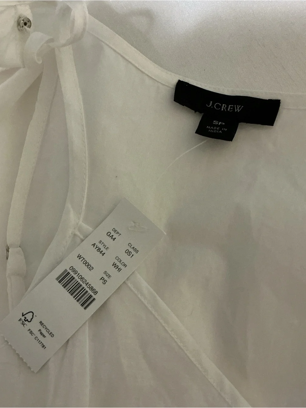 J. Crew crew poplin