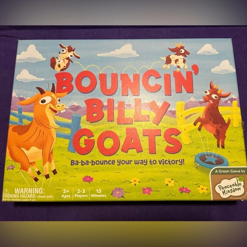Kids board Game - Bouncin Billy Goats  5 years and up