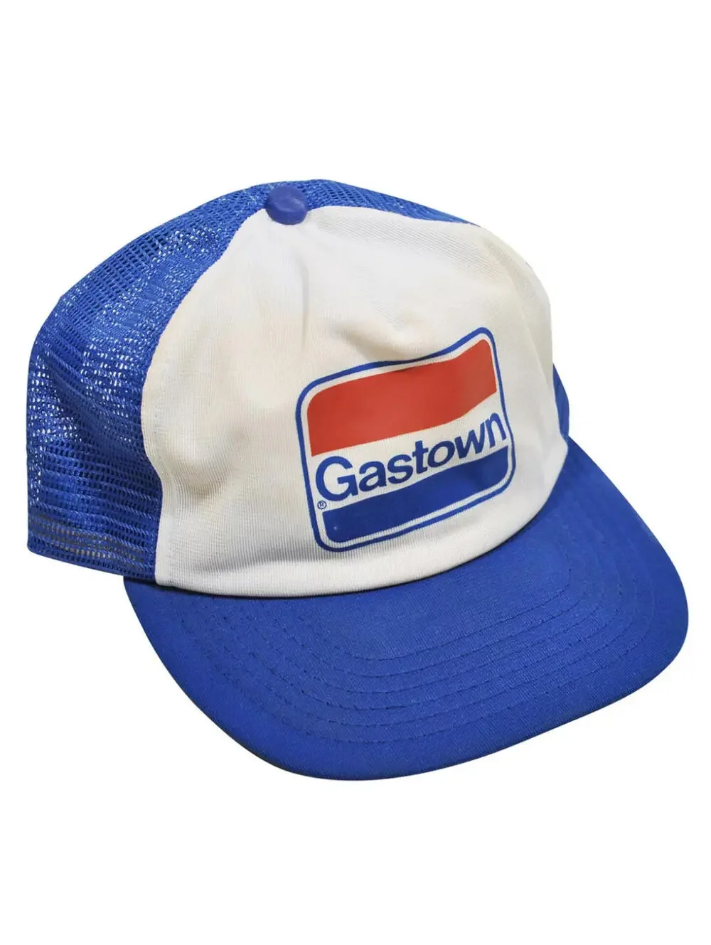 Vintage Gastown 80s Blue Trucker Cap Adjustable Hat