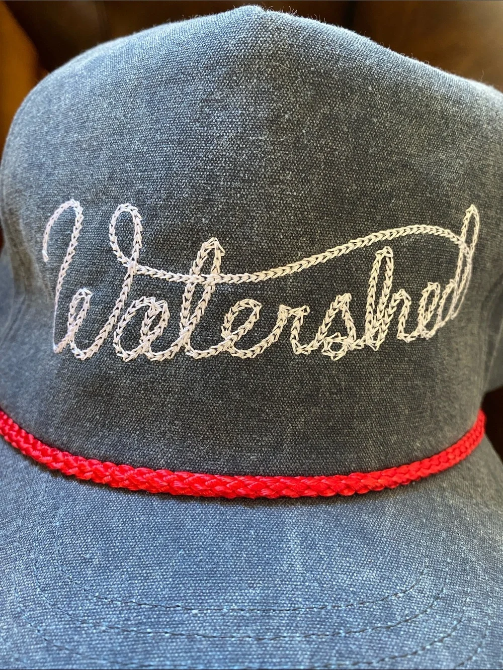 Watershed Embroidered Rope Trucker SnapBack Hat Golf Prep NWOT NEVER WORN  ⛳️
