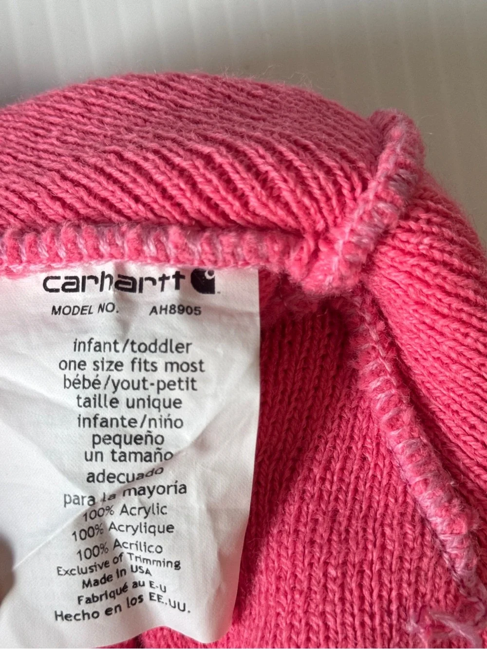 Carhartt infant acrylic