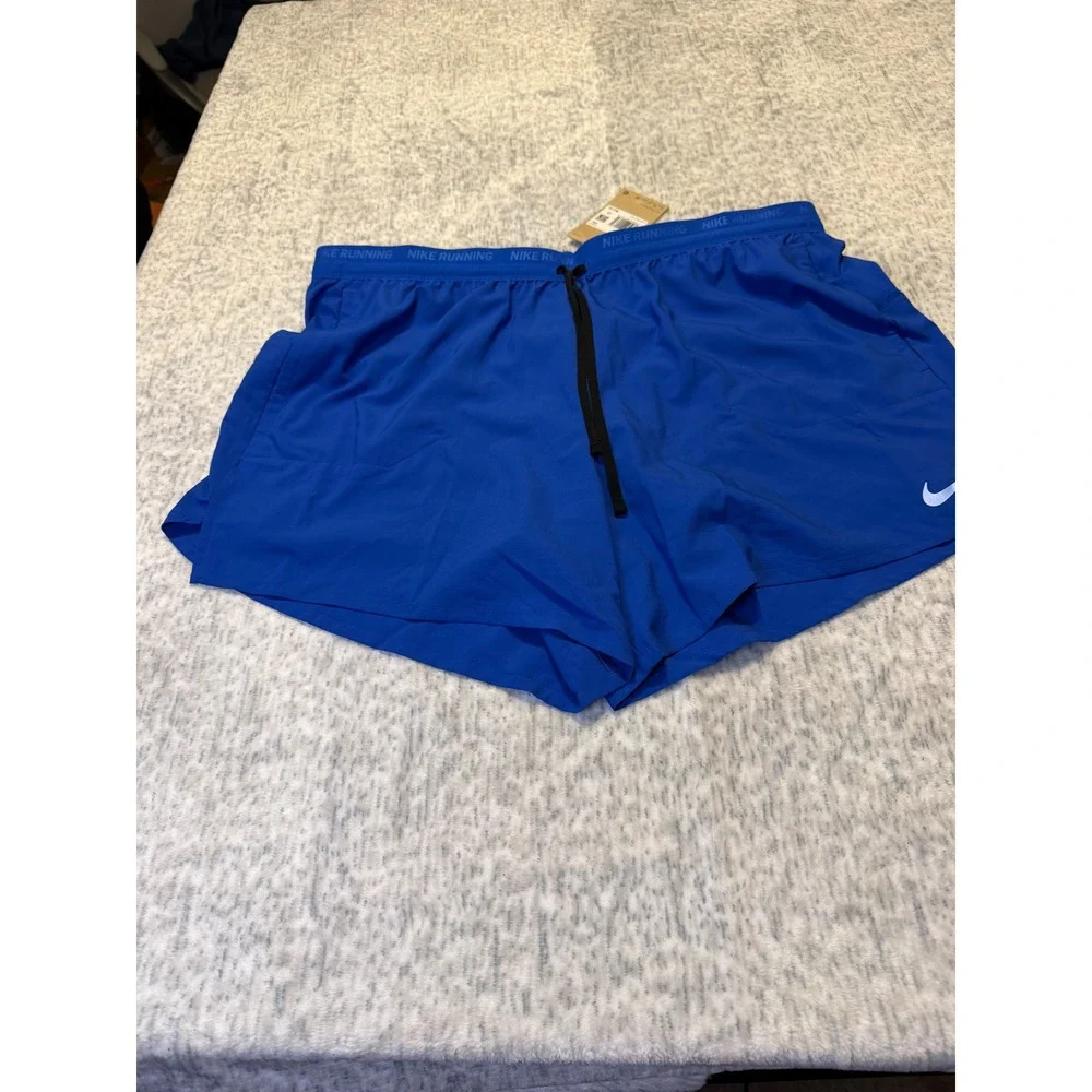 Nike Mens Running Shorts Blue Athletic Performance XX Large NWT‎