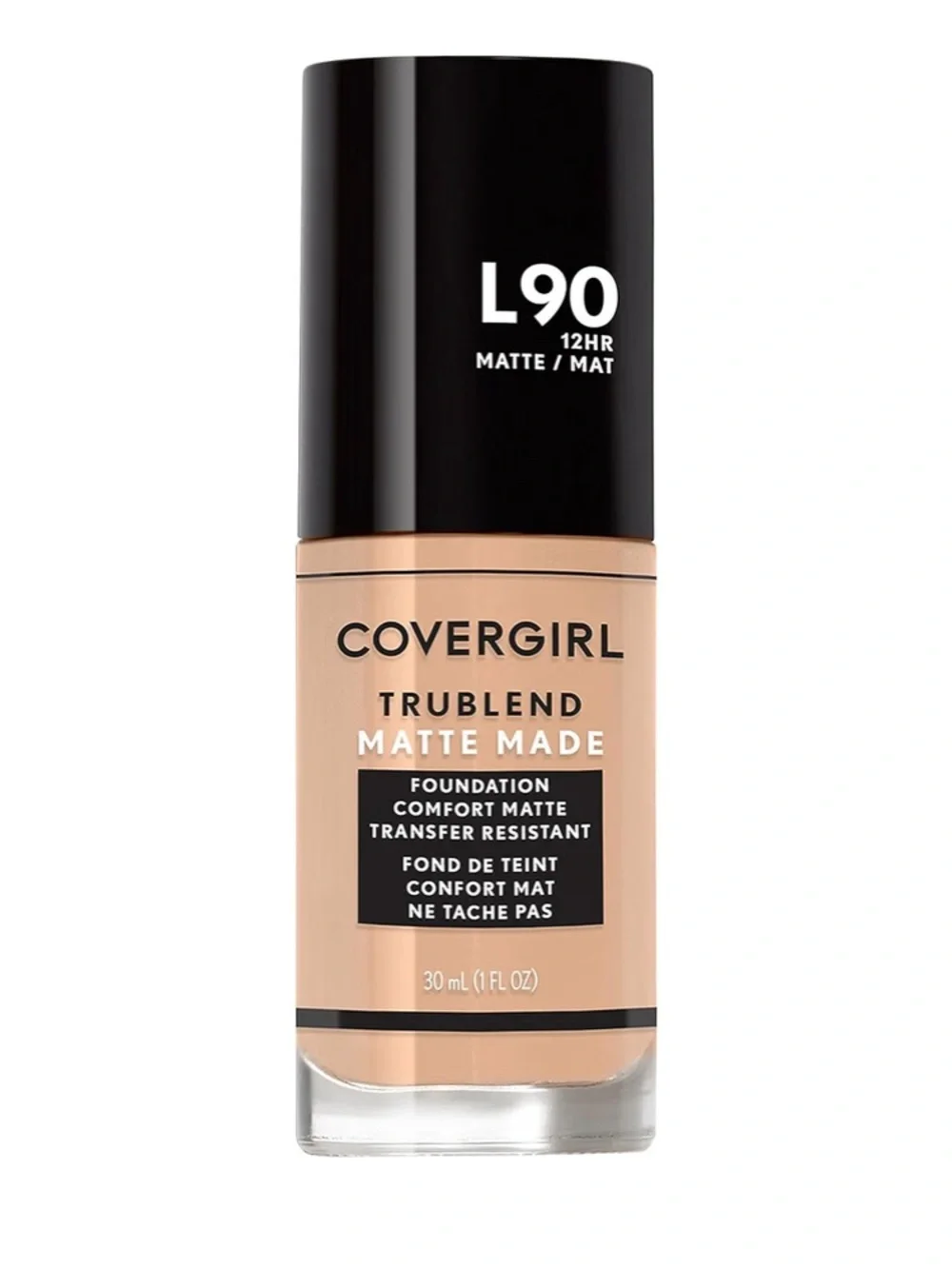 COVERGIRL TruBlend Matte Made Foundation L90 Classic Beige NWT