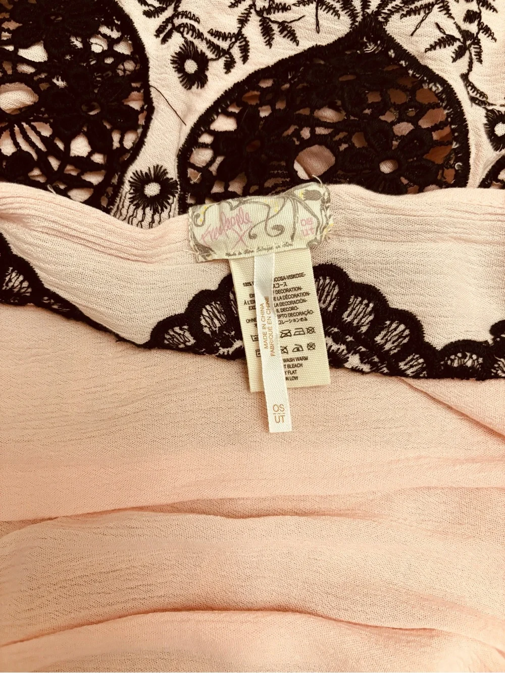 NWOT Free People Cantina Embroidered Eyelet Kimono
