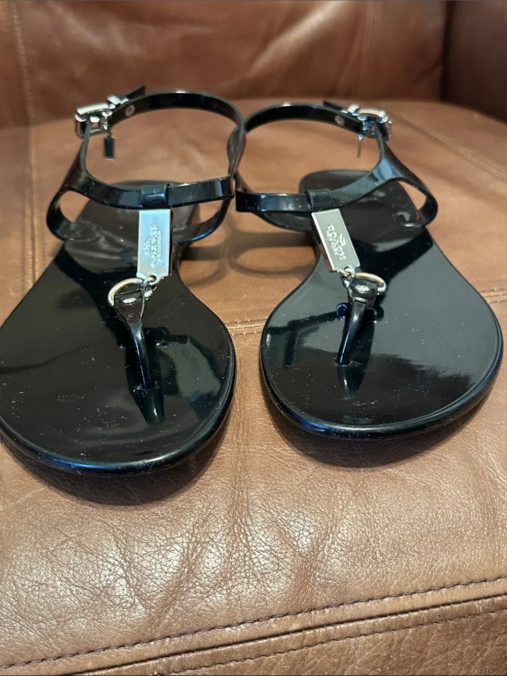 Coach sleek black