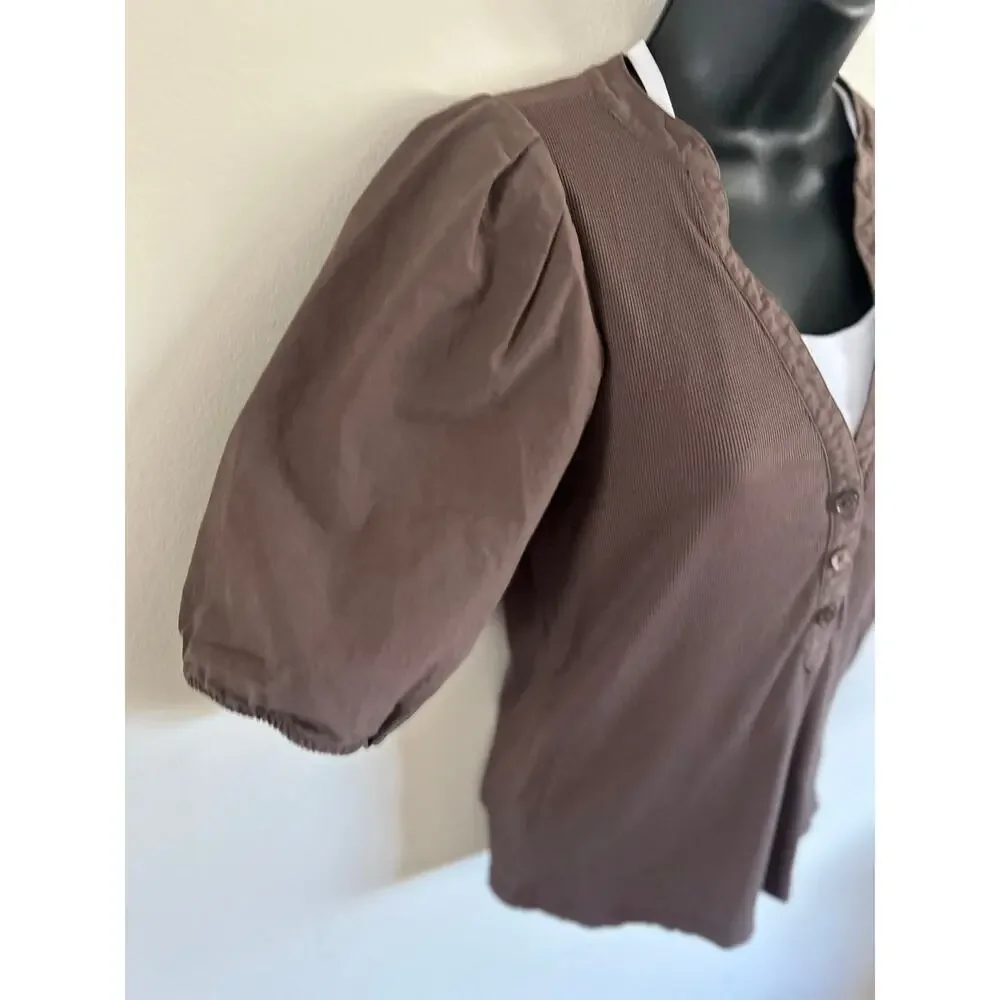 Madewell brown ribbed