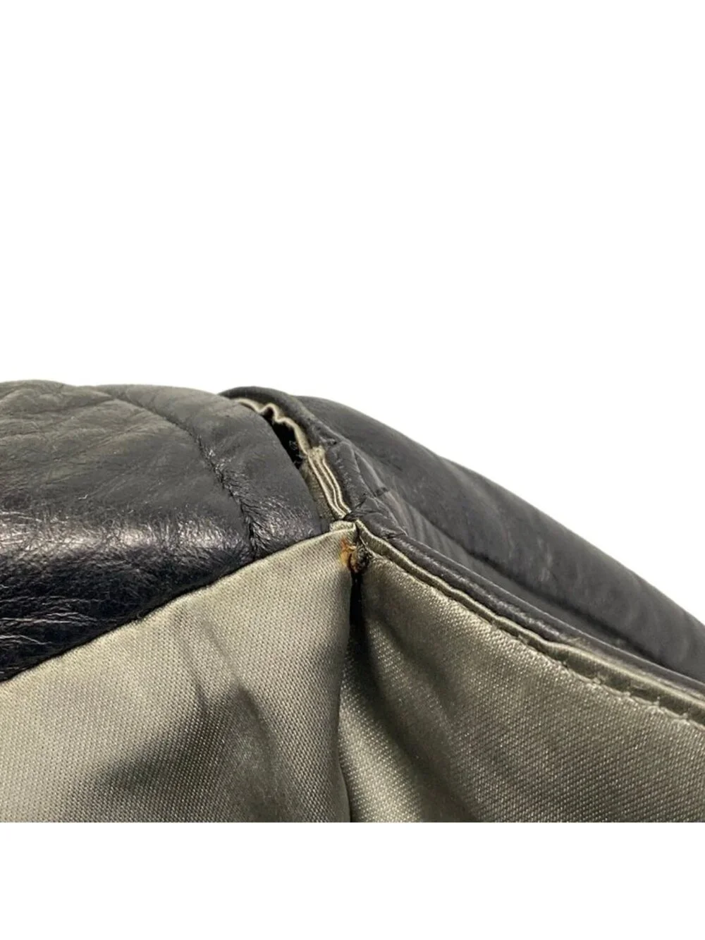 Chanel Shoulder Bag Quilted Black Silver Double Flap Leather