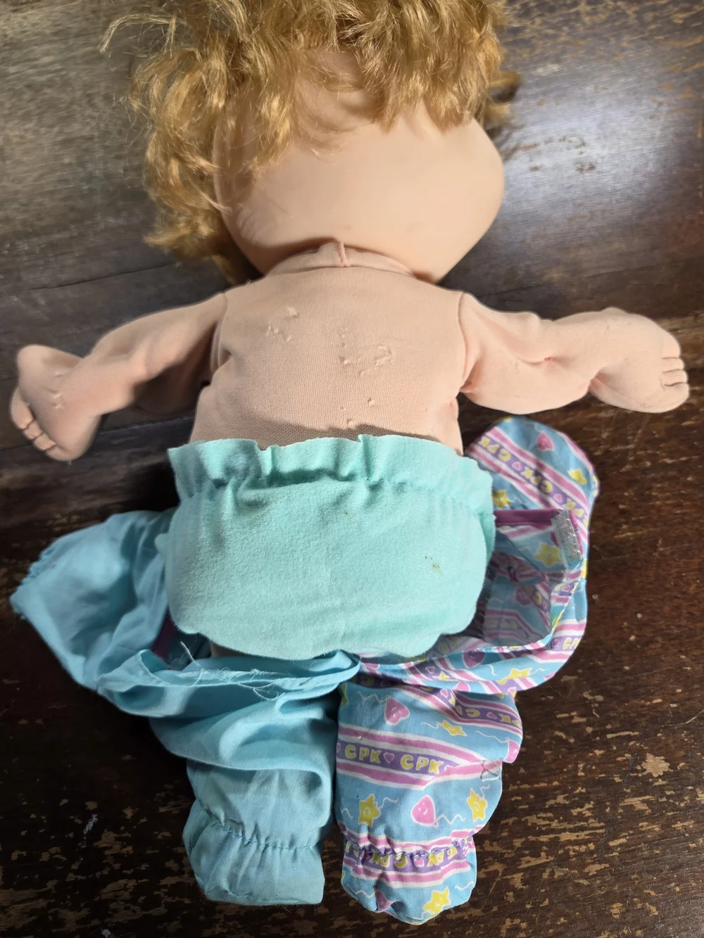 Cabbage Patch Kids diaper hair multicolor