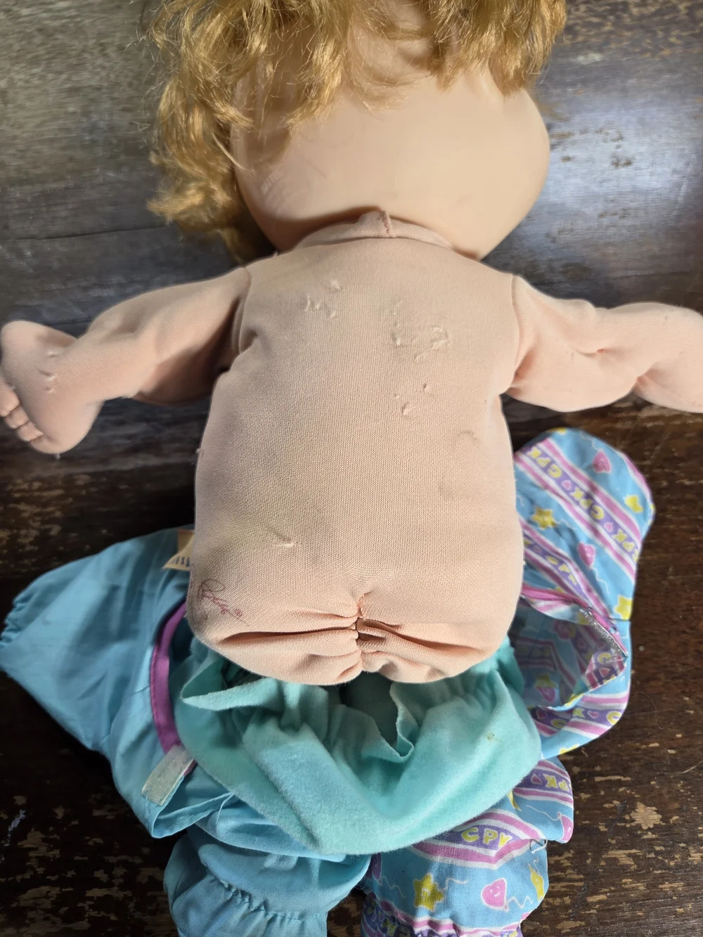 Cabbage Patch Kids pajamas care diaper