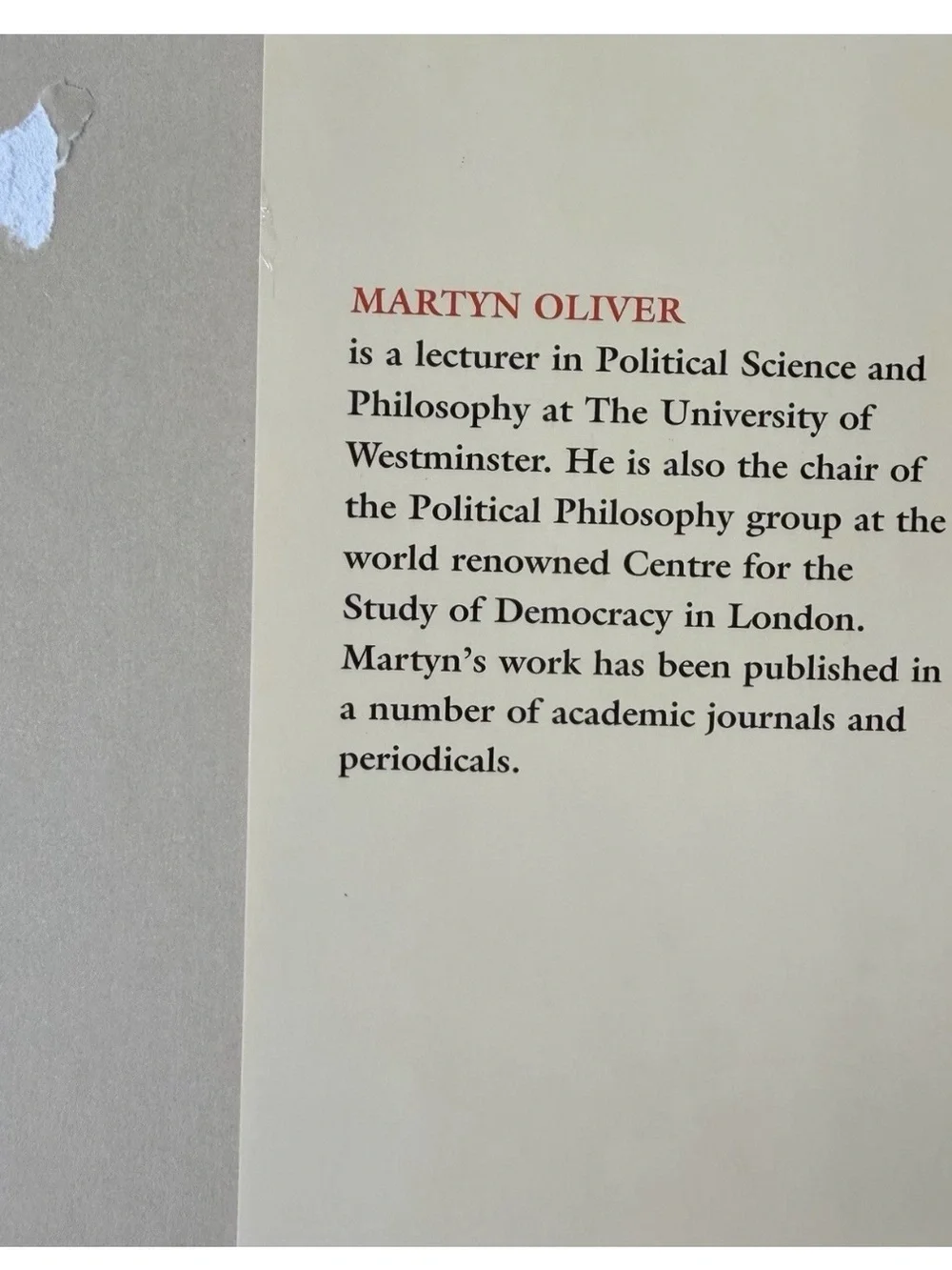 MetroBooks history philosophy