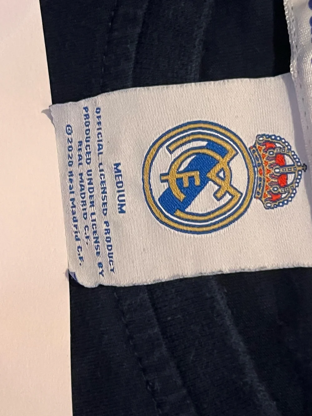 Real Madrid Kids Navy T-Shirt with Gold Logo