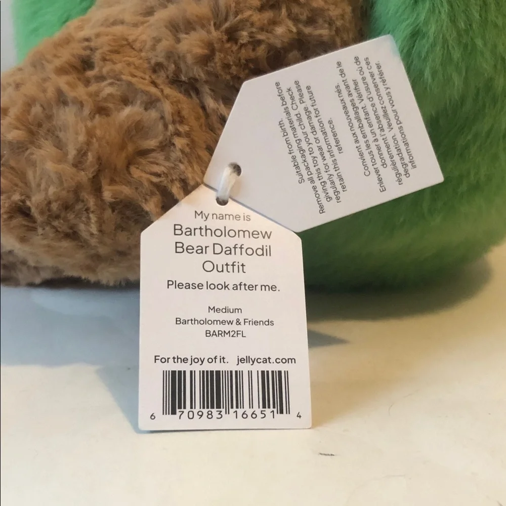 Jellycat plush bear
