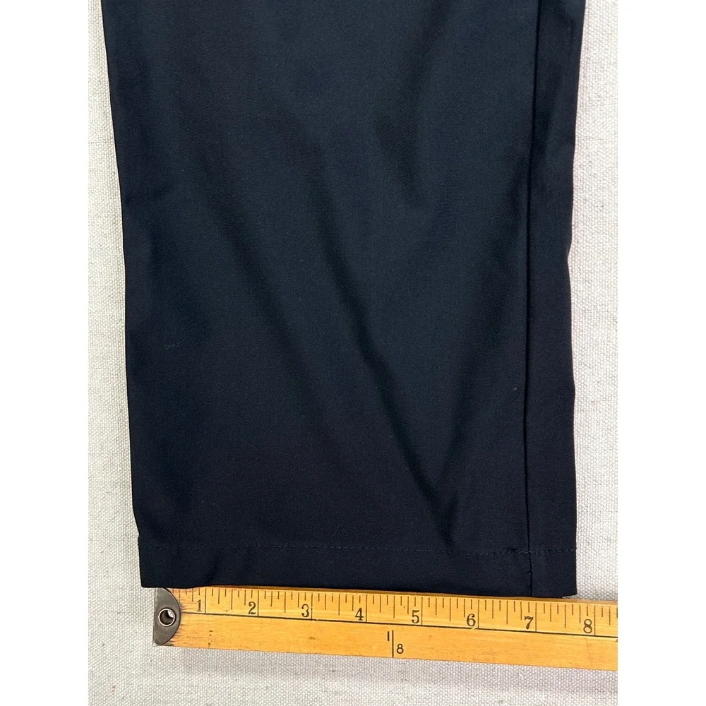 Twillory Men's 38 Performance 5-Pocket Pants Black Tailored Fit Technical Fabric