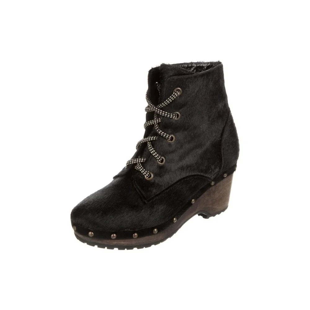 Opening Ceremony Joelle Studded Pony Hair Clog‎ Boots Size 36