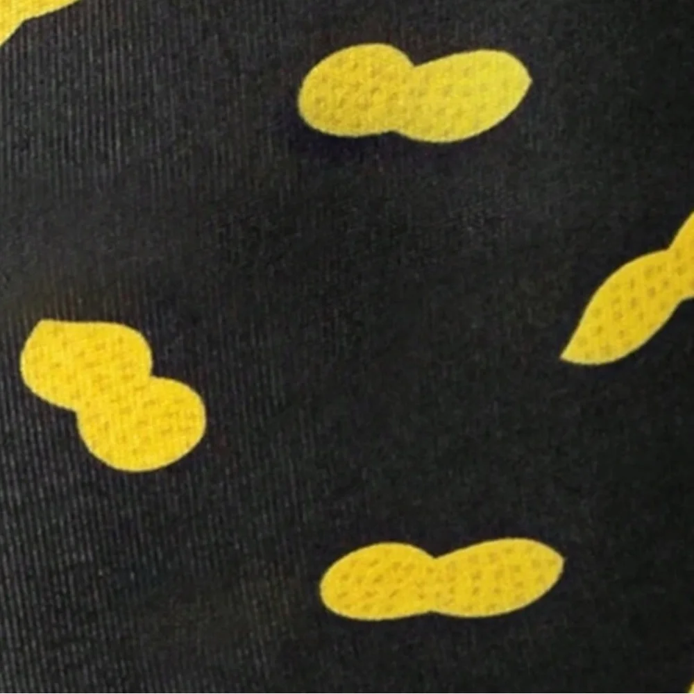 🪷 “Contains Nuts” Black & Yellow Men’s Boxer Briefs