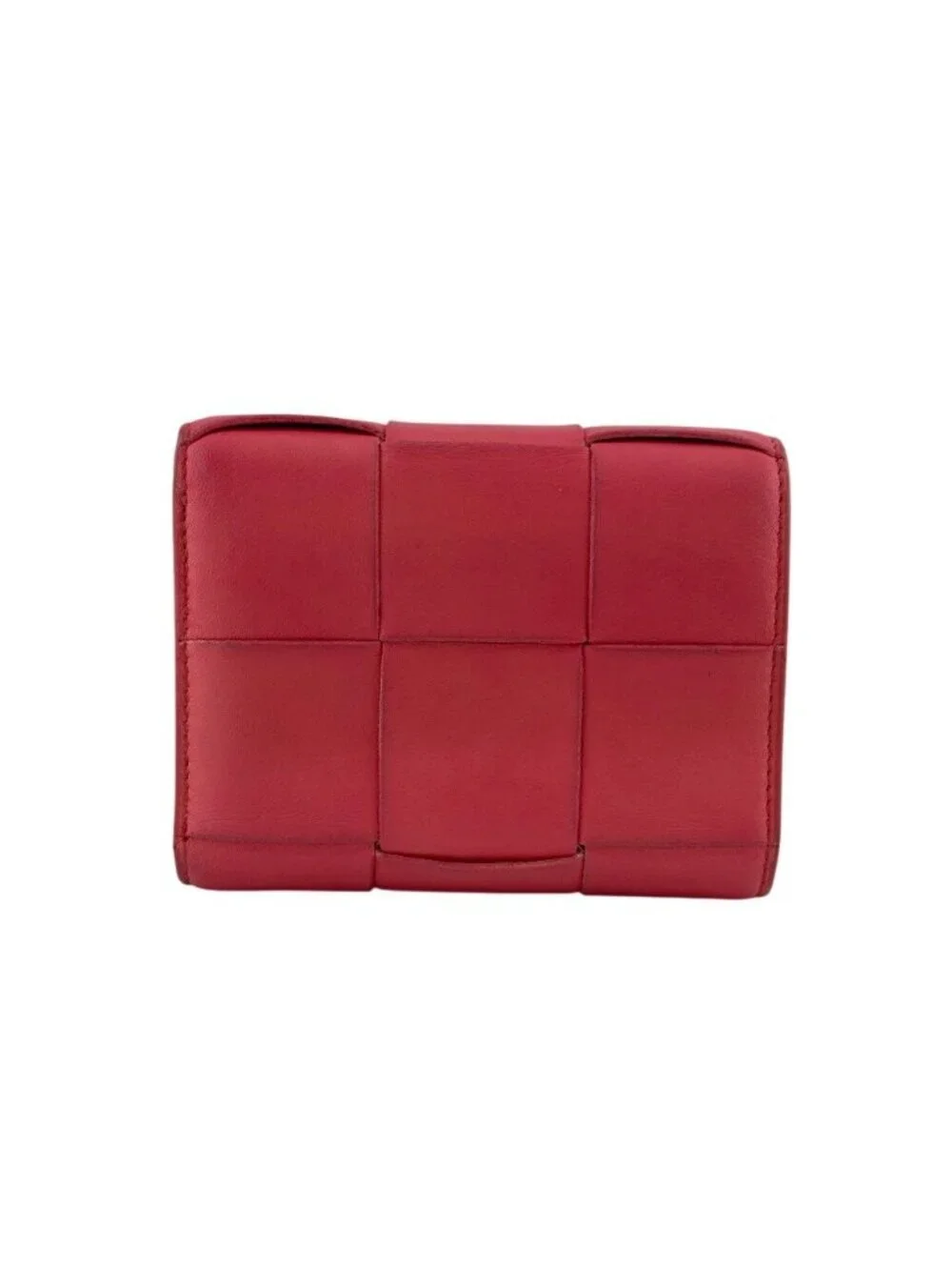 Bottega Veneta Compact Wallet Maxi Intrecciato Cassette Trifold