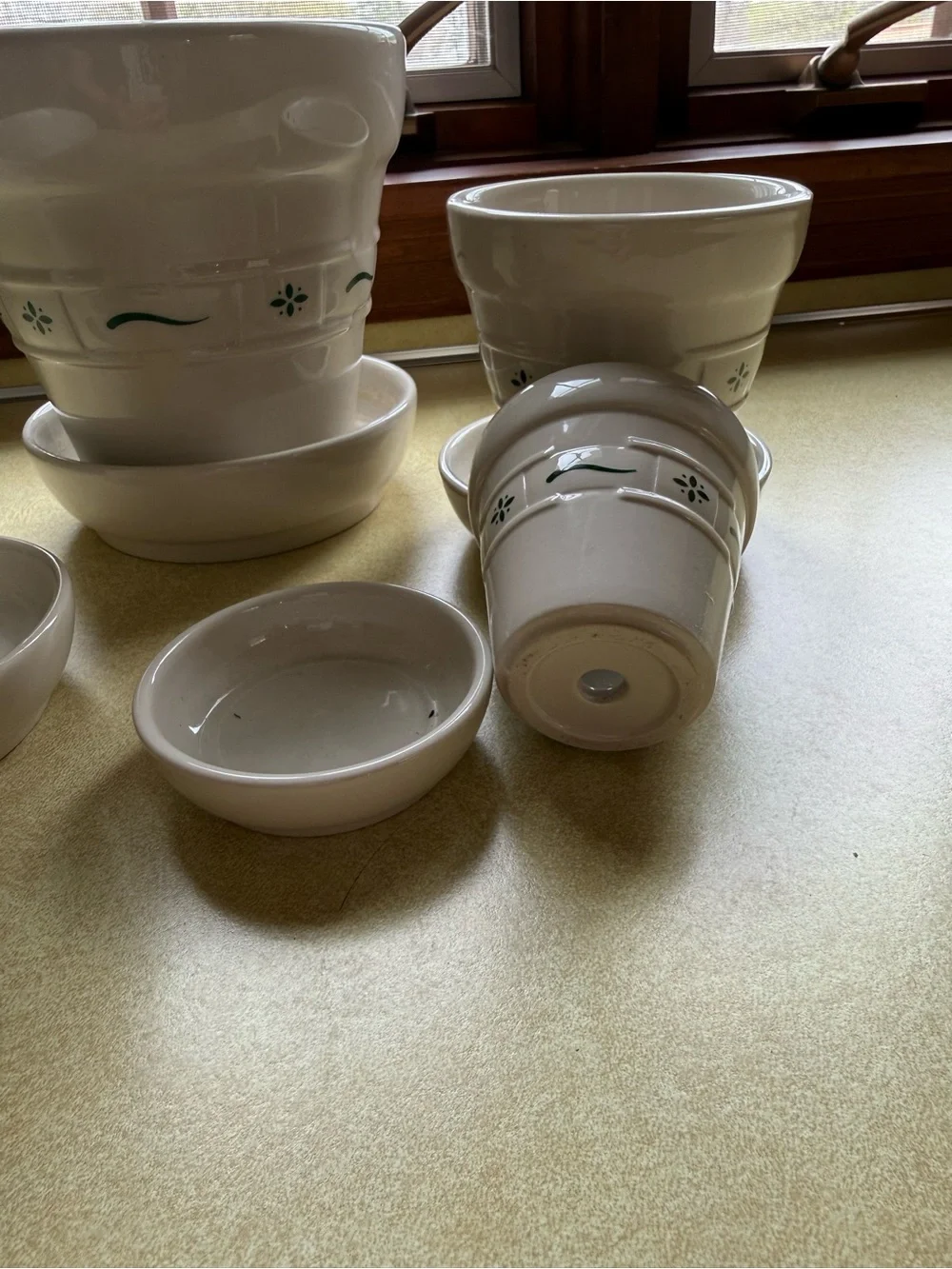 Longaberger pottery woven