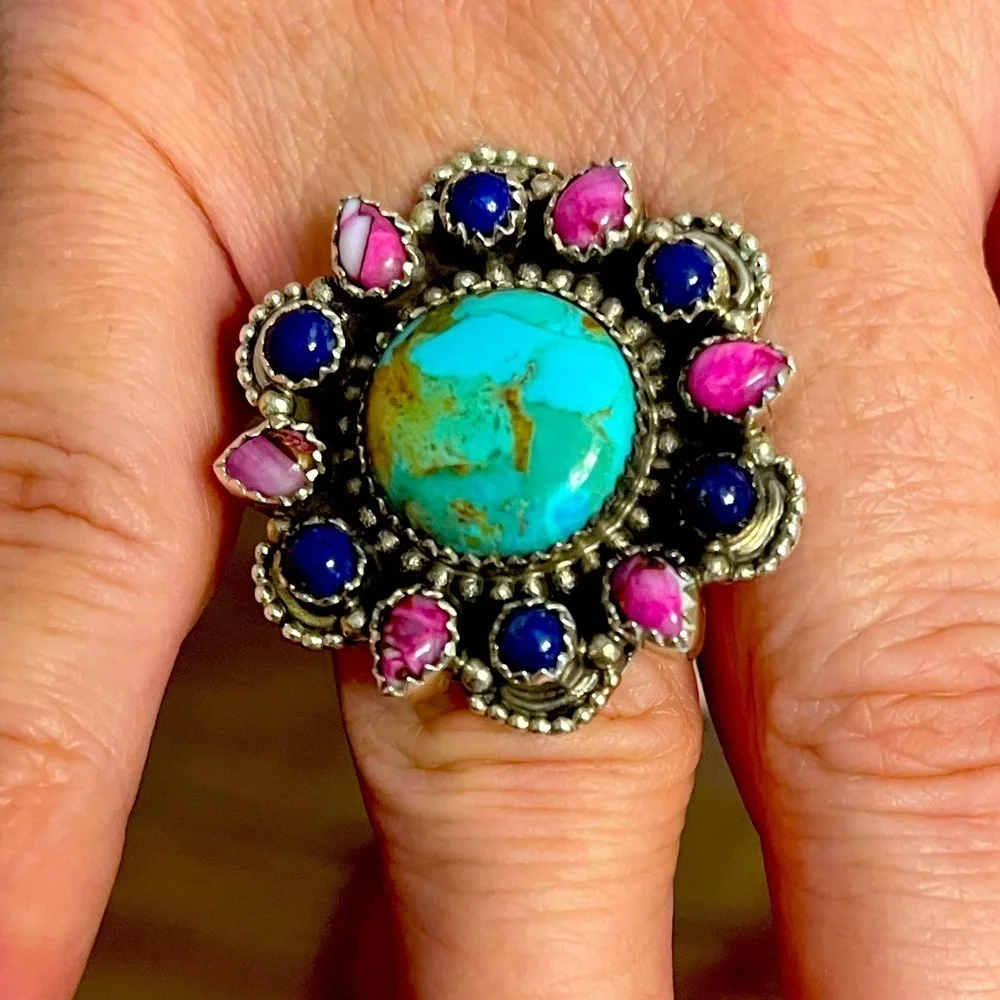 Turquoise and Sterling Silver Ring
