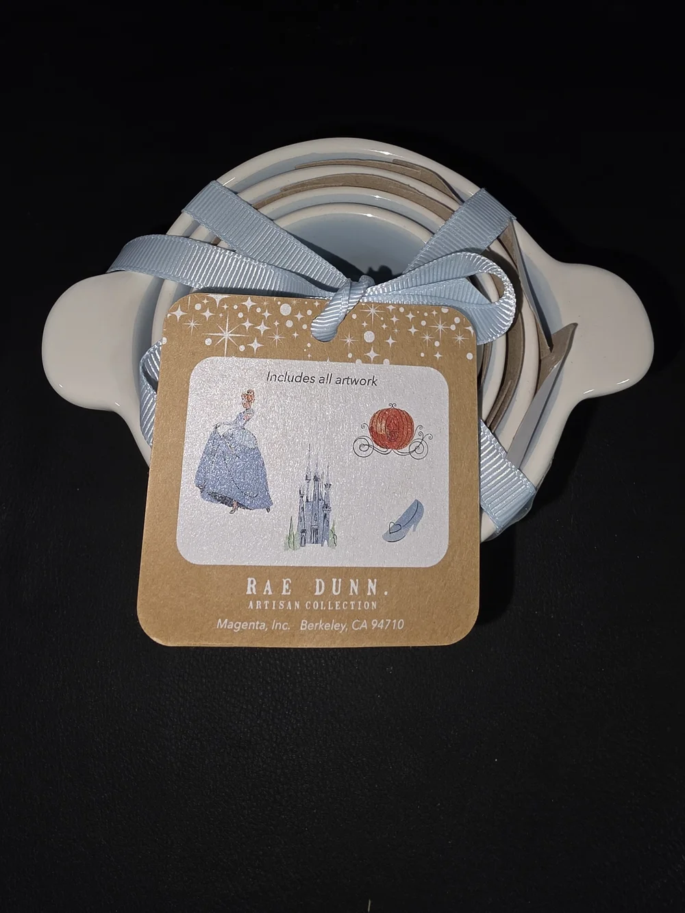 Rae Dunn Disney Princess Ceramic Stackable Measuring Cups